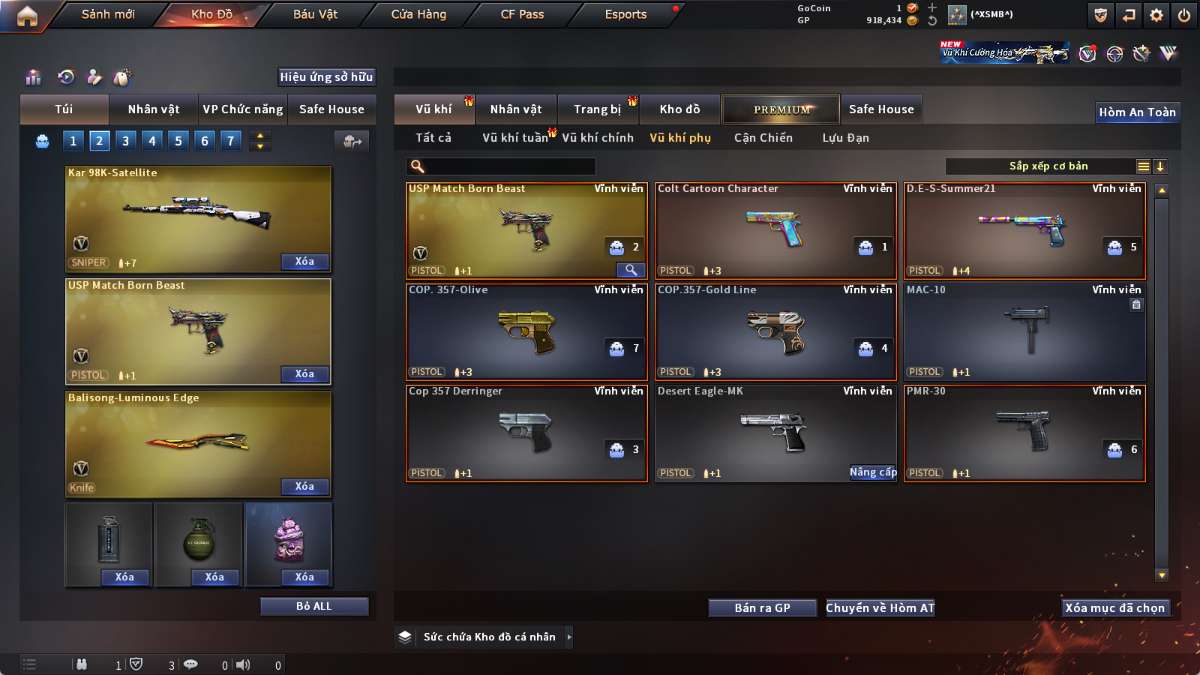shop acc cf uy tin gia re